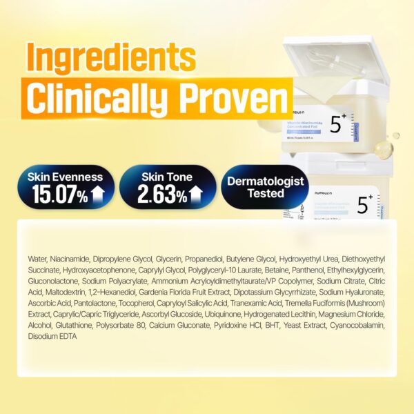 Vitamin Niacinamide Hyperpigmentation Pad 180ML - Image 7