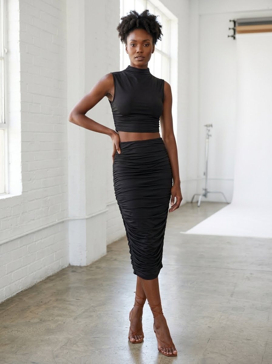 2-Piece Ruched Set - Image 2