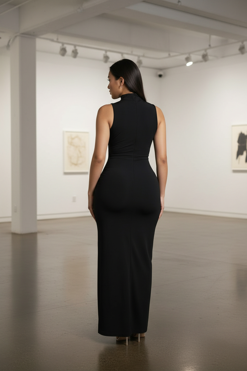 The Mock-Neck Evening Gown - Image 4