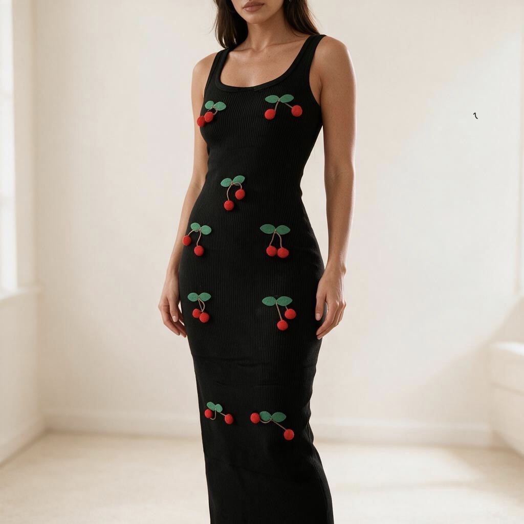 Tank Knit Maxi Dress - Image 6