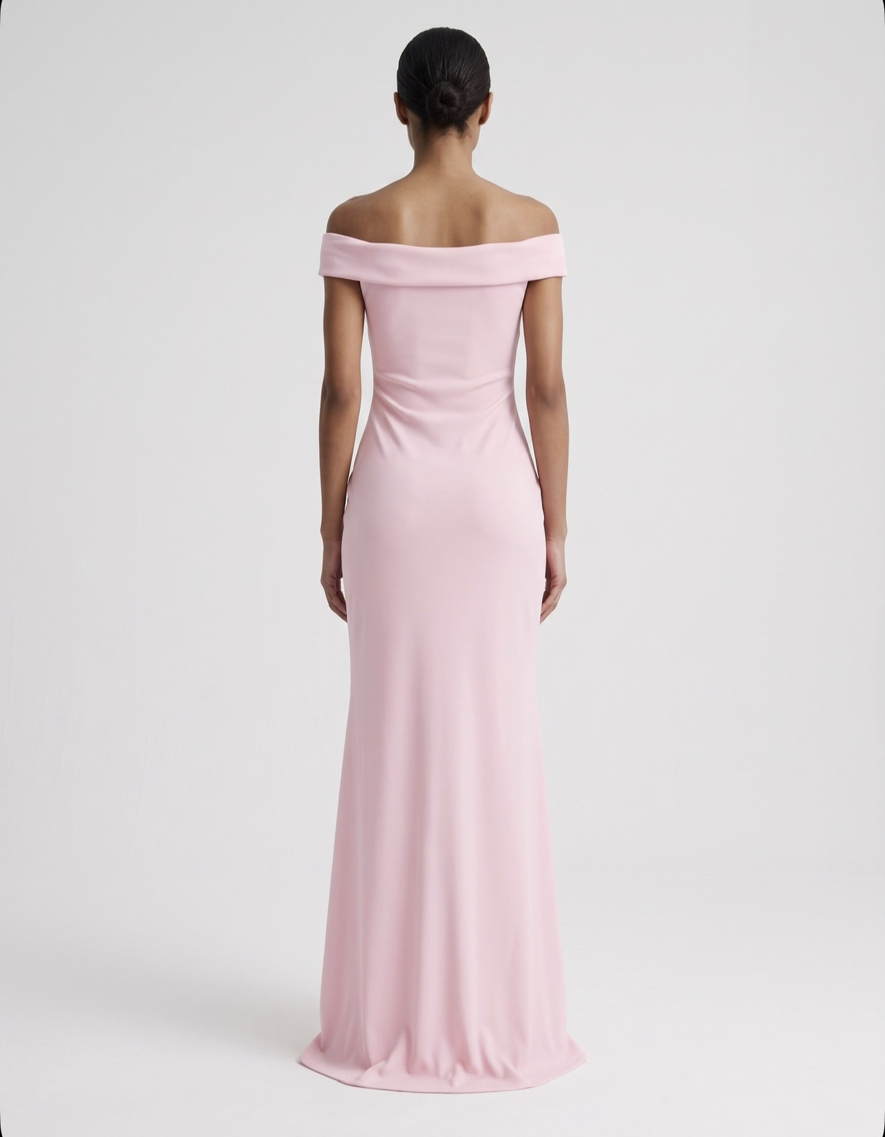 Off-Shoulder Draped Side-Slit Formal Gown - Image 7