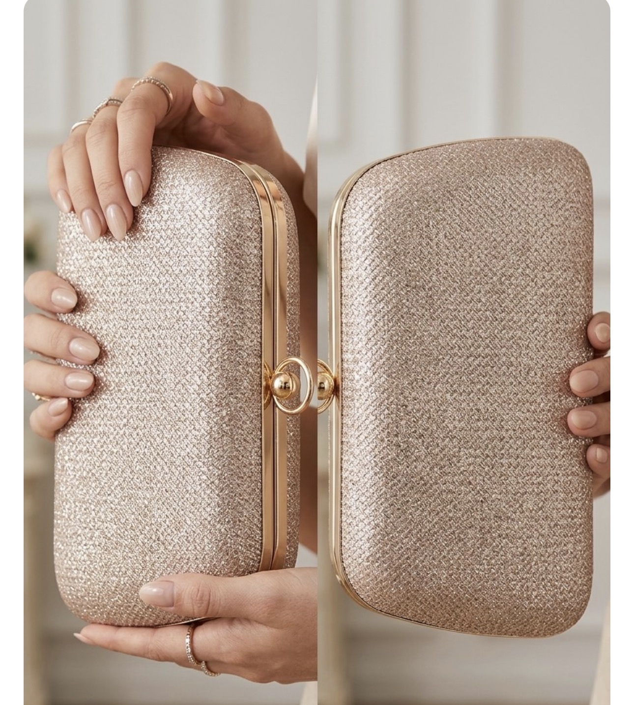 The Rose Gold Aurora Clutch - Image 2