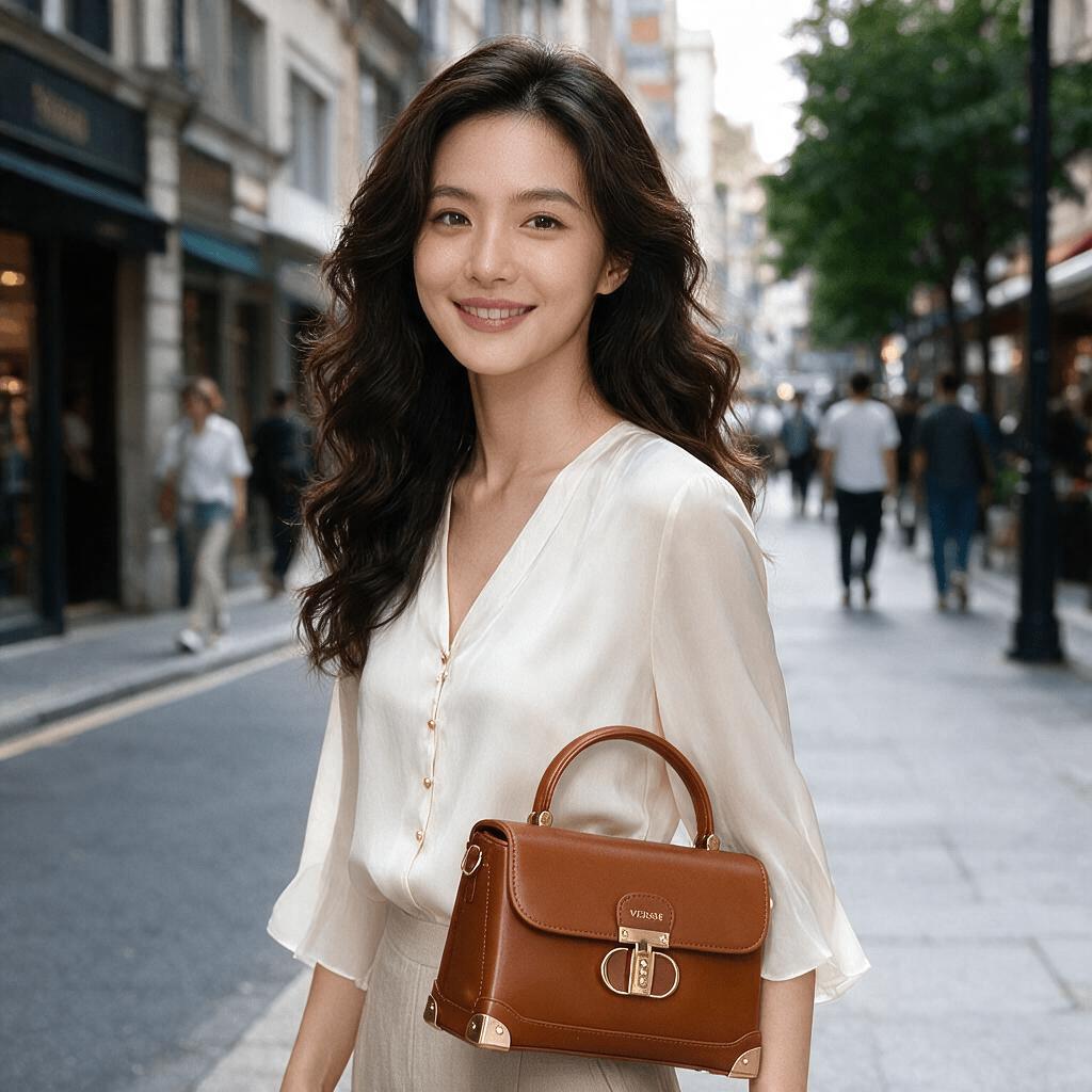 The Windsor Luxe Handbag by Versse - Image 6