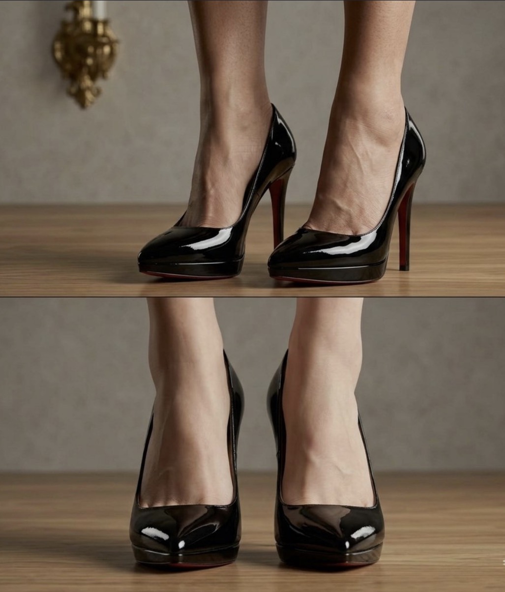 Pointed-Toe Classic Slip-On Pumps Dress Heels - Image 6
