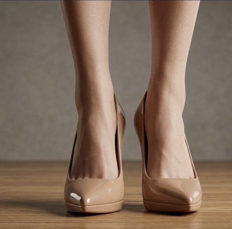 Pointed-Toe Classic Slip-On Pumps Dress Heels - Image 3